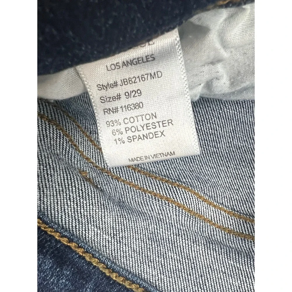 Judy Blue High Rise Sz 9|29 Medium‎ Wash Stretch Denim Women's Plaid Jeans